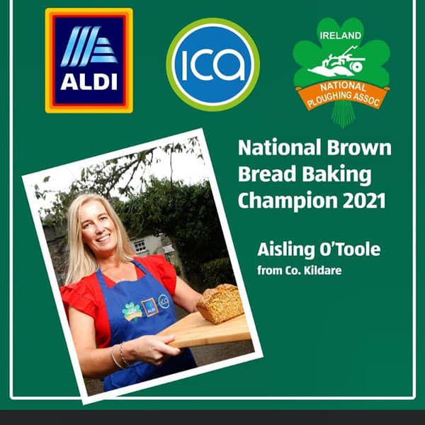 image graphic banner - Aisling O Toole - National Brown Bread Champion (ALDI) 2021