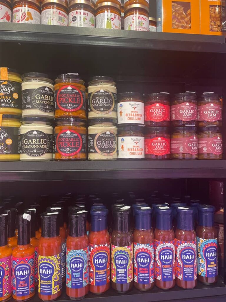 image of stinkyandscorchy.ie products on a shelf