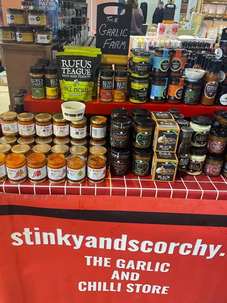 image of stinkyandscorchy.ie products at a show
