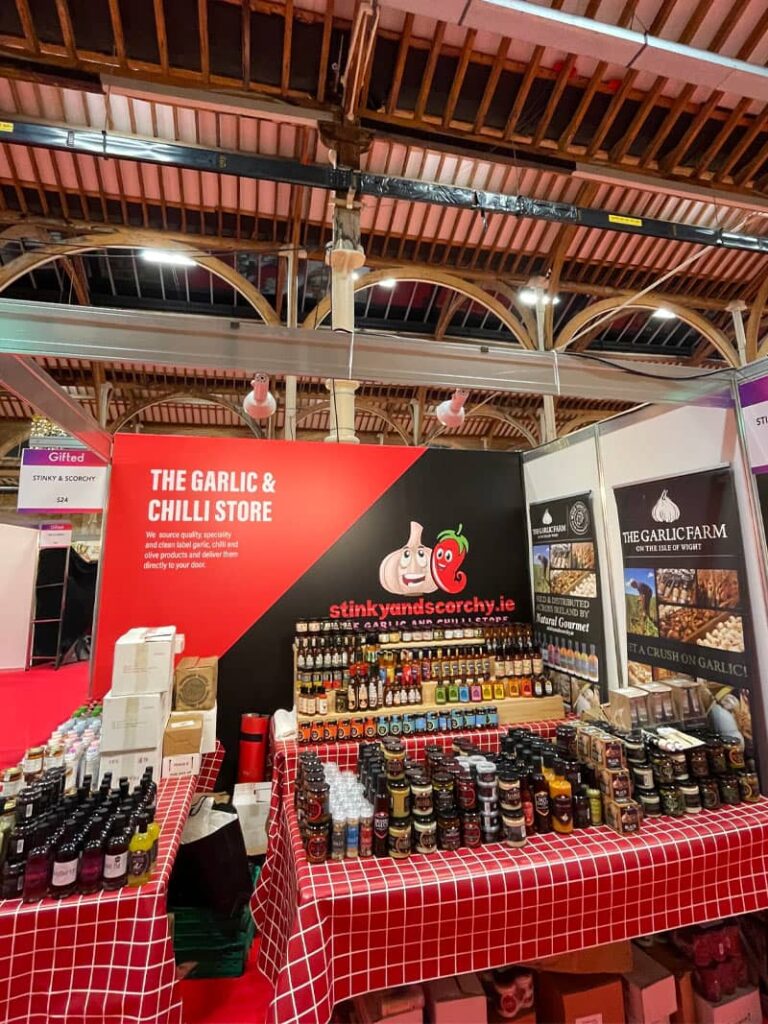 image of stinkyandscorchy.ie products at a show