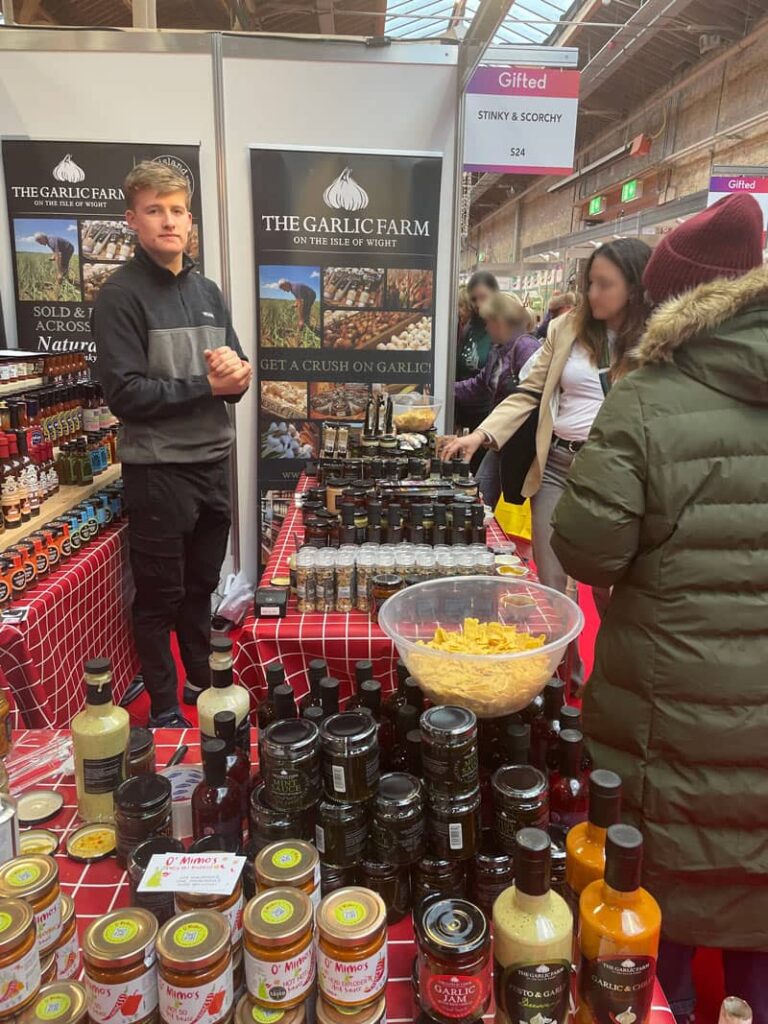 image of stinkyandscorchy.ie products at a show